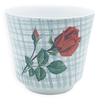 Dutch ceramic rose vase