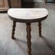 Solid wood stool half legs tripod Aero-gummed dp 0523082