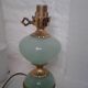Opaline lamps.