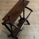 Porte revues vintage en bois - années 50-60
