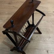 Porte revues vintage en bois - années 50-60