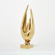Lamp Michel Armand gilded bronze 1970