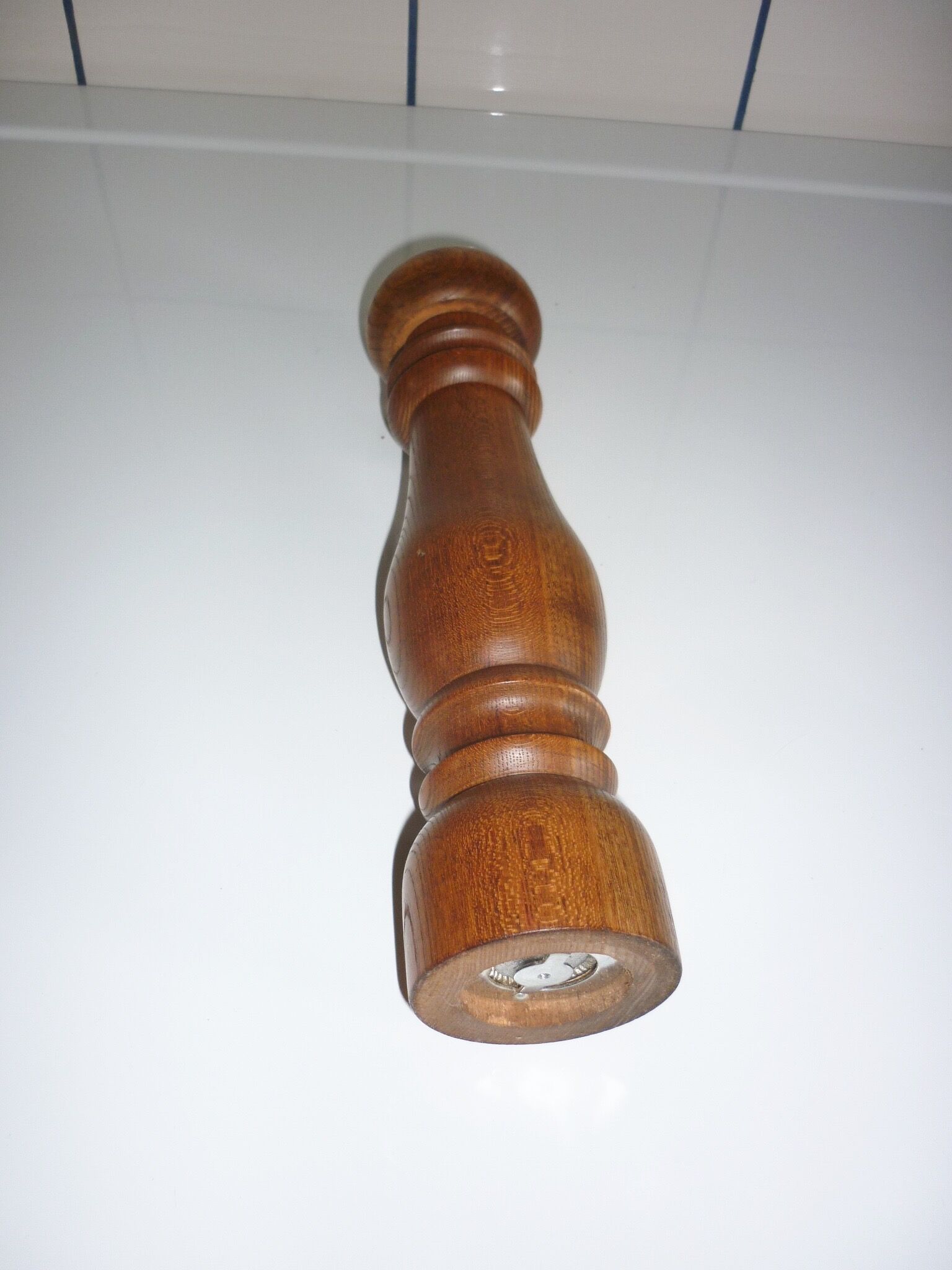 Wooden pepper mill
