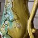 Vase art nouveau en barbotine estampillé