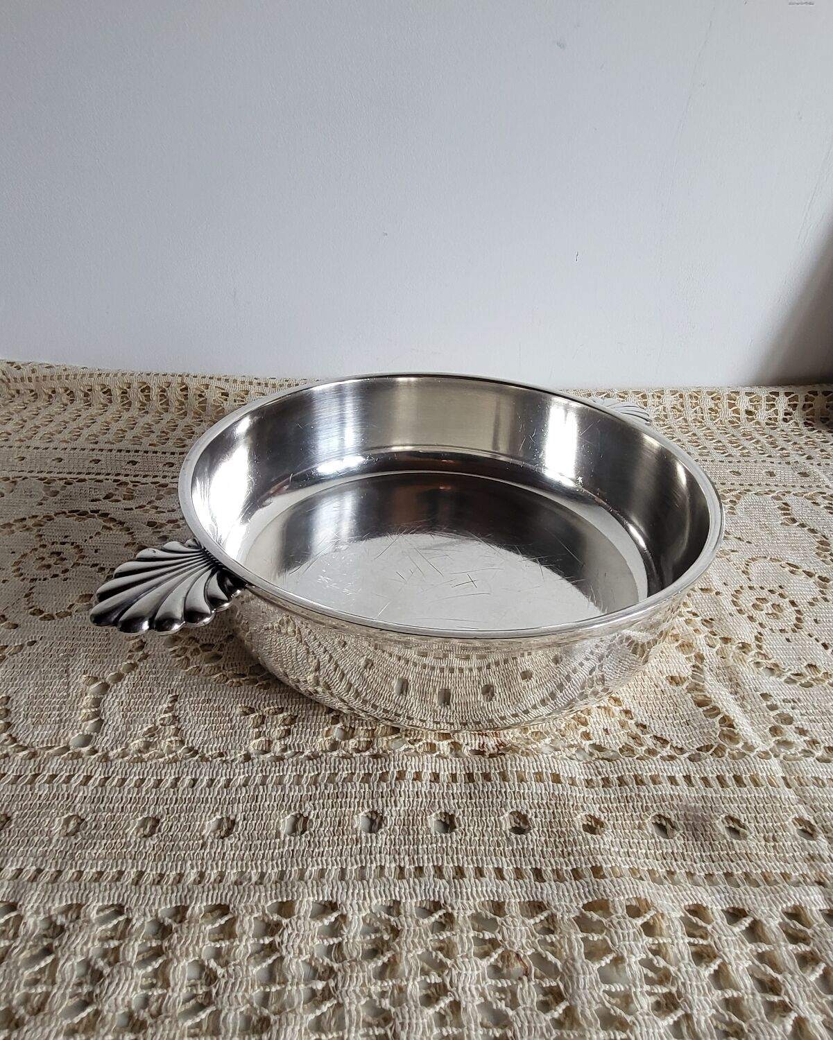 Silver-plated dish Meurgey Paris