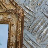 Antique Venetian mirror in gilded wood