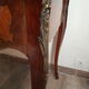 Play table in Louis XV marquetry. Early 20th century.