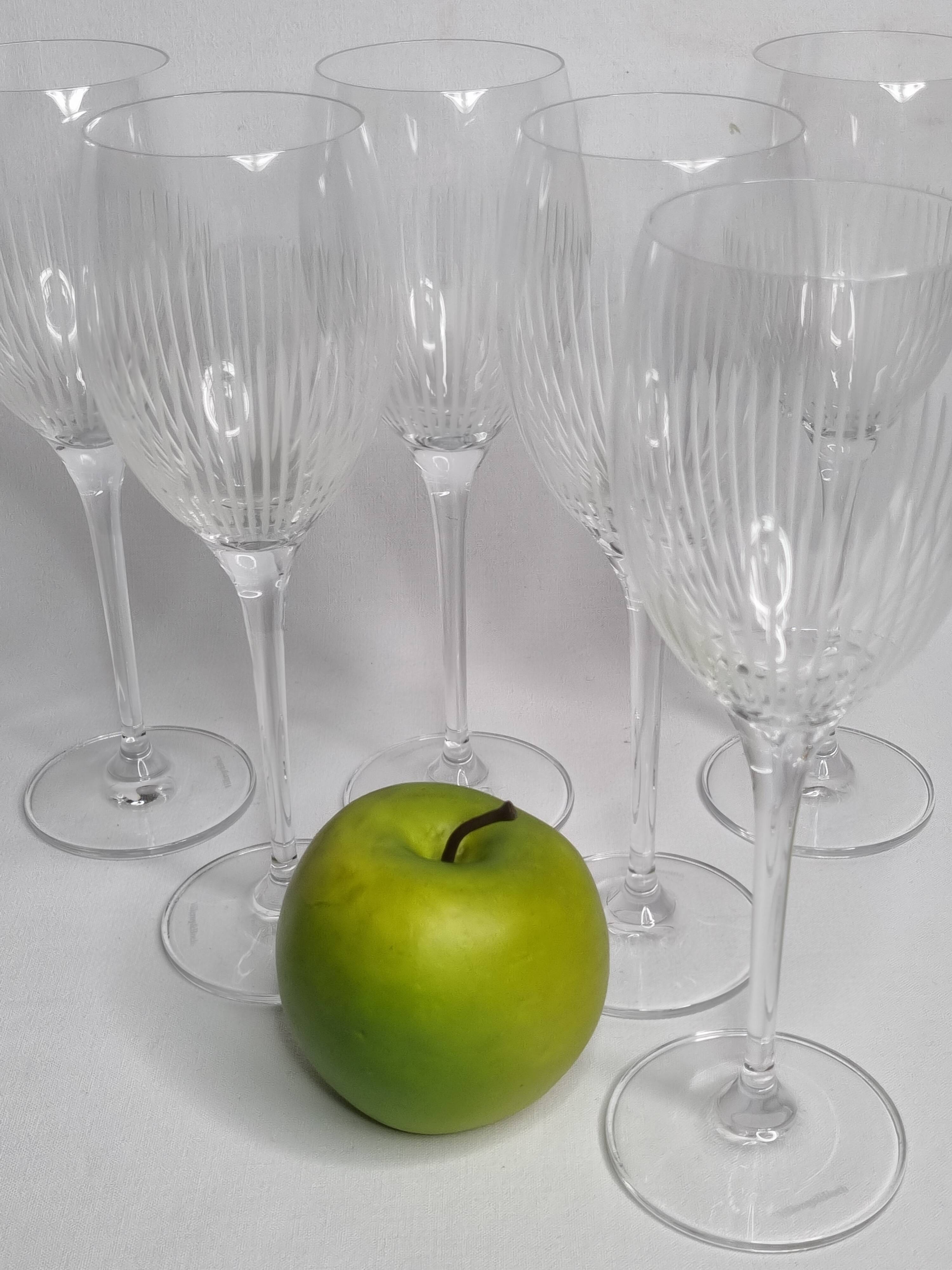 Verres à vin Villeroy et Boch en cristal, 24 cm
