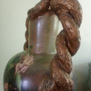 Double-handled vase with roses by Georges Weissenburger, École de Nancy.