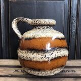 Rare Vintage West German Scheurich Pottery Ball Vase 484-21