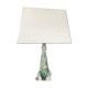 Dark green Val Saint Lambert lamp