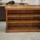 Pair of solid oak bookshelves from the 1920s.
