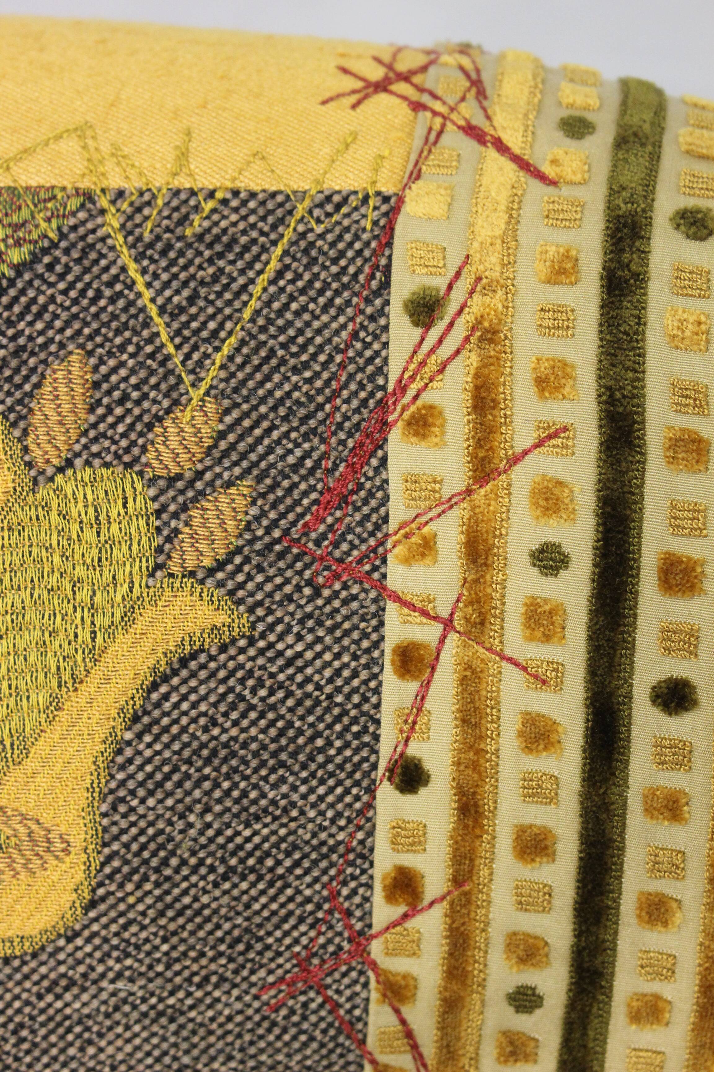 Chair vintage year 50 tissue "Lelièvre"