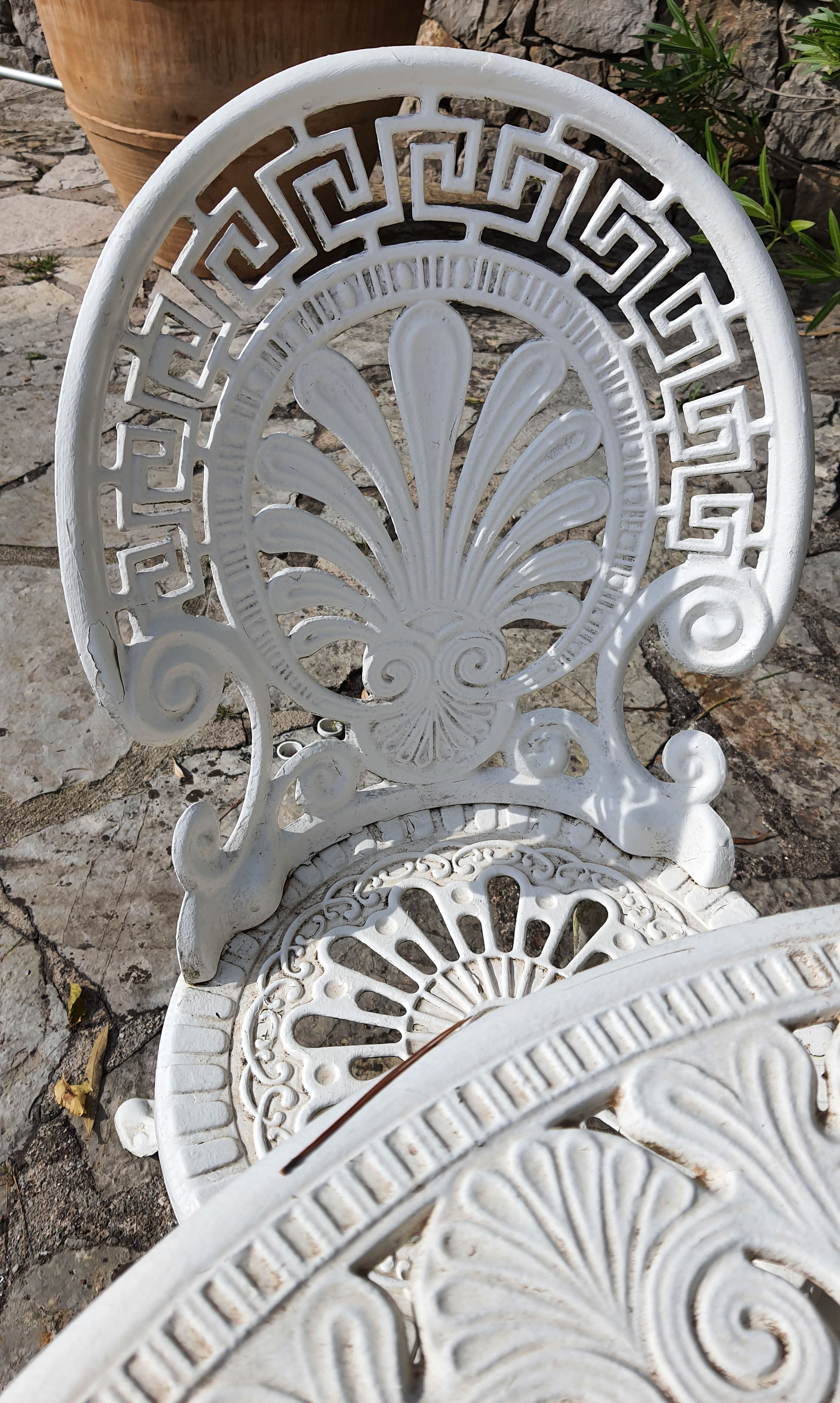 Cast iron garden furniture