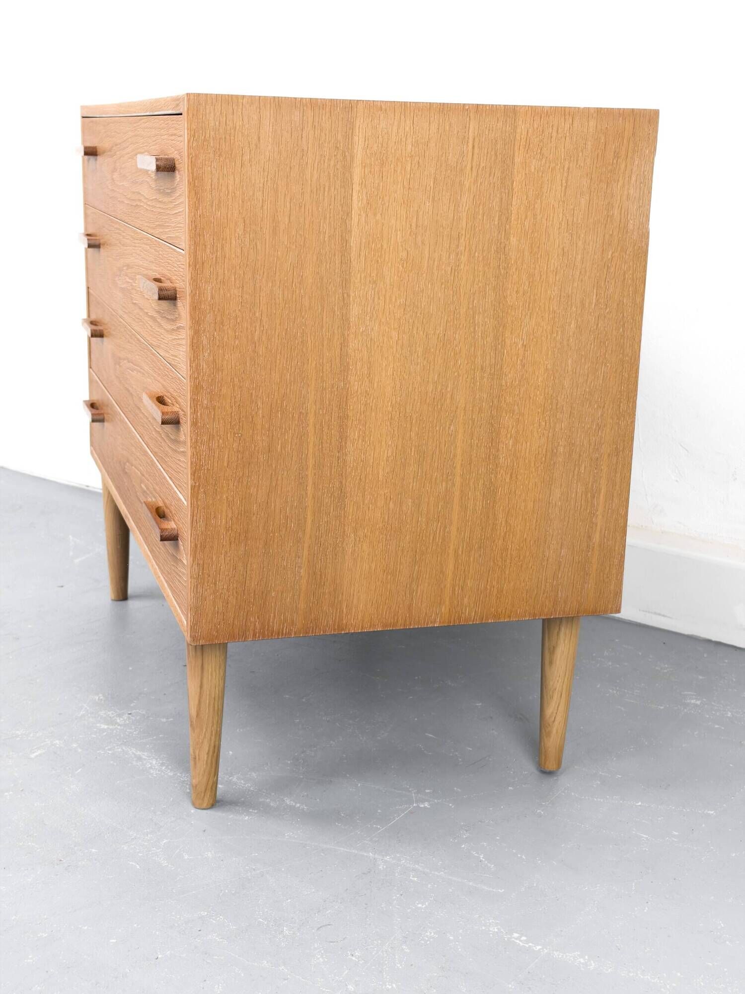 Danish Oak Chest of Drawers by Kai Kristiansen for FM Møbler, 1960s