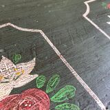 Hand-painted wooden trunk