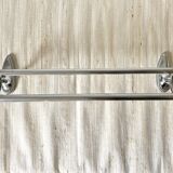 Retro bathroom towel rack
