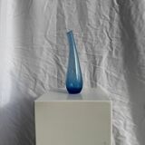 Blue soliflore vase H25 D7