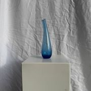 Blue soliflore vase H25 D7