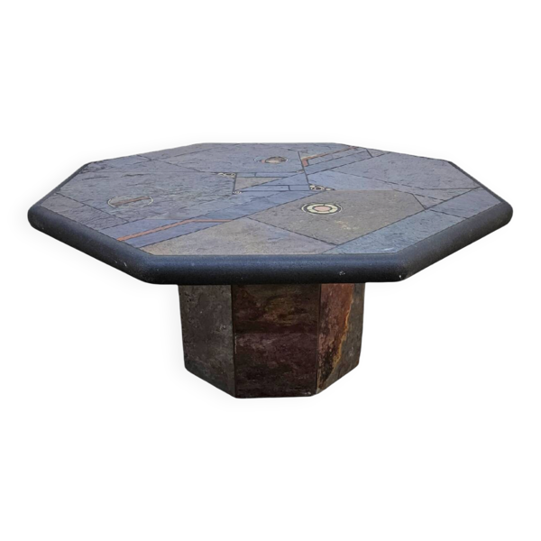 Table basse, conçue par Paul Kingma, Pays-Bas, années 1980.