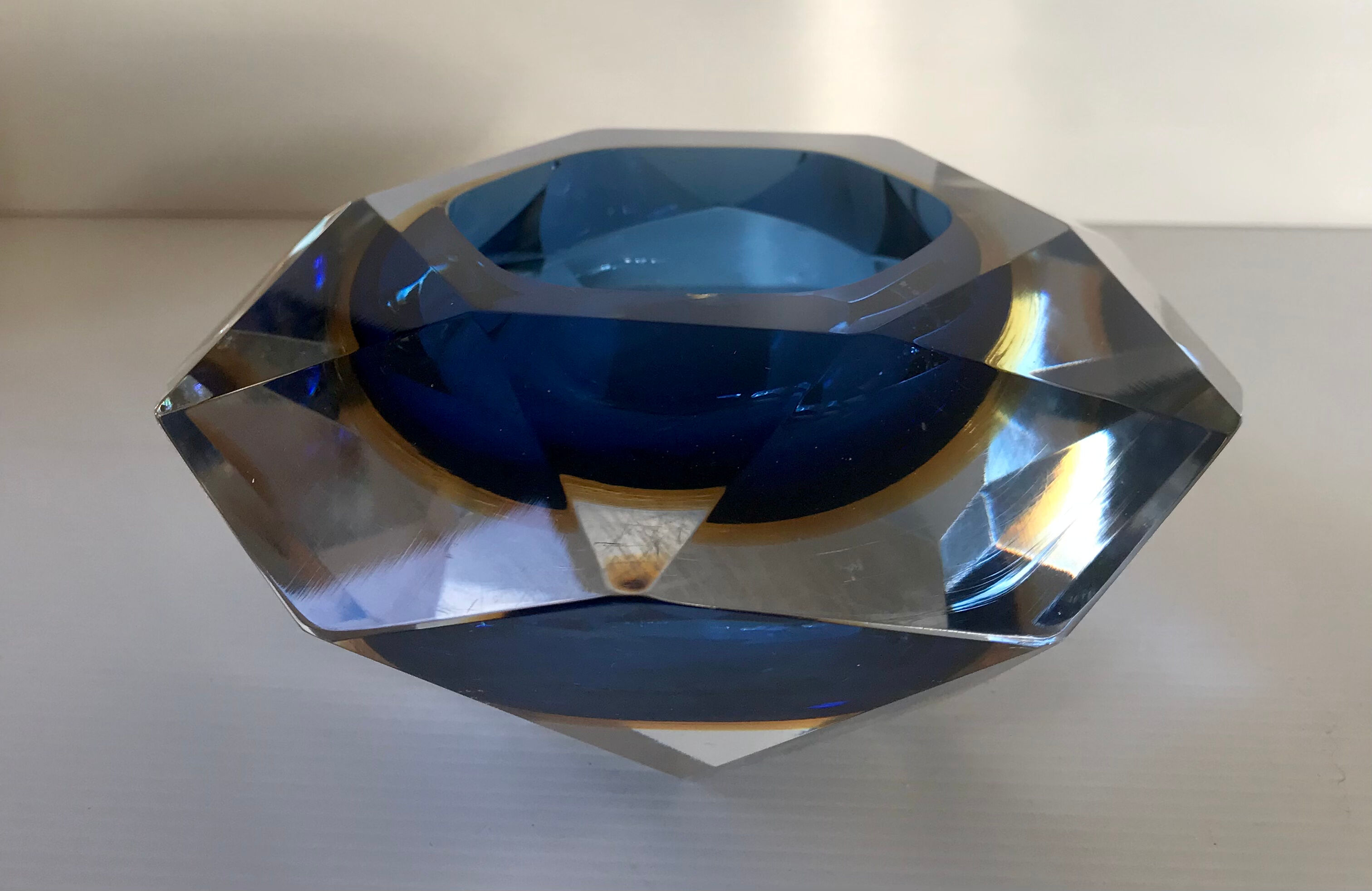 Ashtray « diamond « Murano