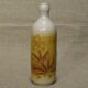 Bottle decorated with Vallauris foliage