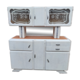Buffet Mado vintage 2 corps repeint en blanc