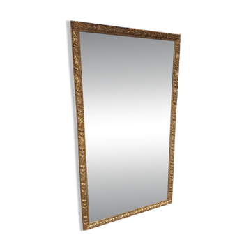 Miroir de style italien dore use patine du 17eme siecle ( col . francesca )