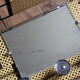 1950s perforated metal coat holder