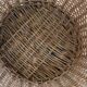 Vintage wicker willow paper bin
