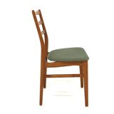Set of 4 Scandinavian beech chairs, Sweden, 1960