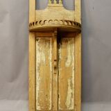Cracked and whitewashed wood wall console