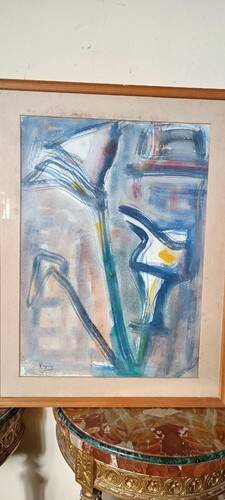 Mixed Technique Painting by Enzo Pregno (Alexandria, Egypt, 1898 - Florence, 19)