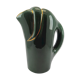 Modernist pitcher in green and gold glazed ceramic, brand MAGDALITHE MADE IN FRANCE around 1950 1