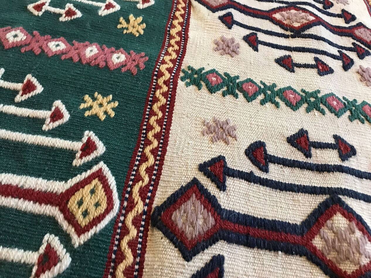 Traditional Design Handmade Kilim Runner Rug