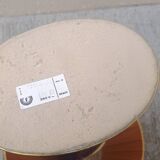 Superb blue crystal lamp vintage 80's to place Feese made in Germany.