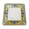 Assiette carrée céramique italienne "Tiffany"