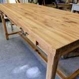 Table de ferme piétement entretoise