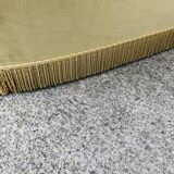 Vintage sofa in golden beige velvet