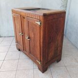 Butcher's buffet ice chest from the Art Deco period in oak
