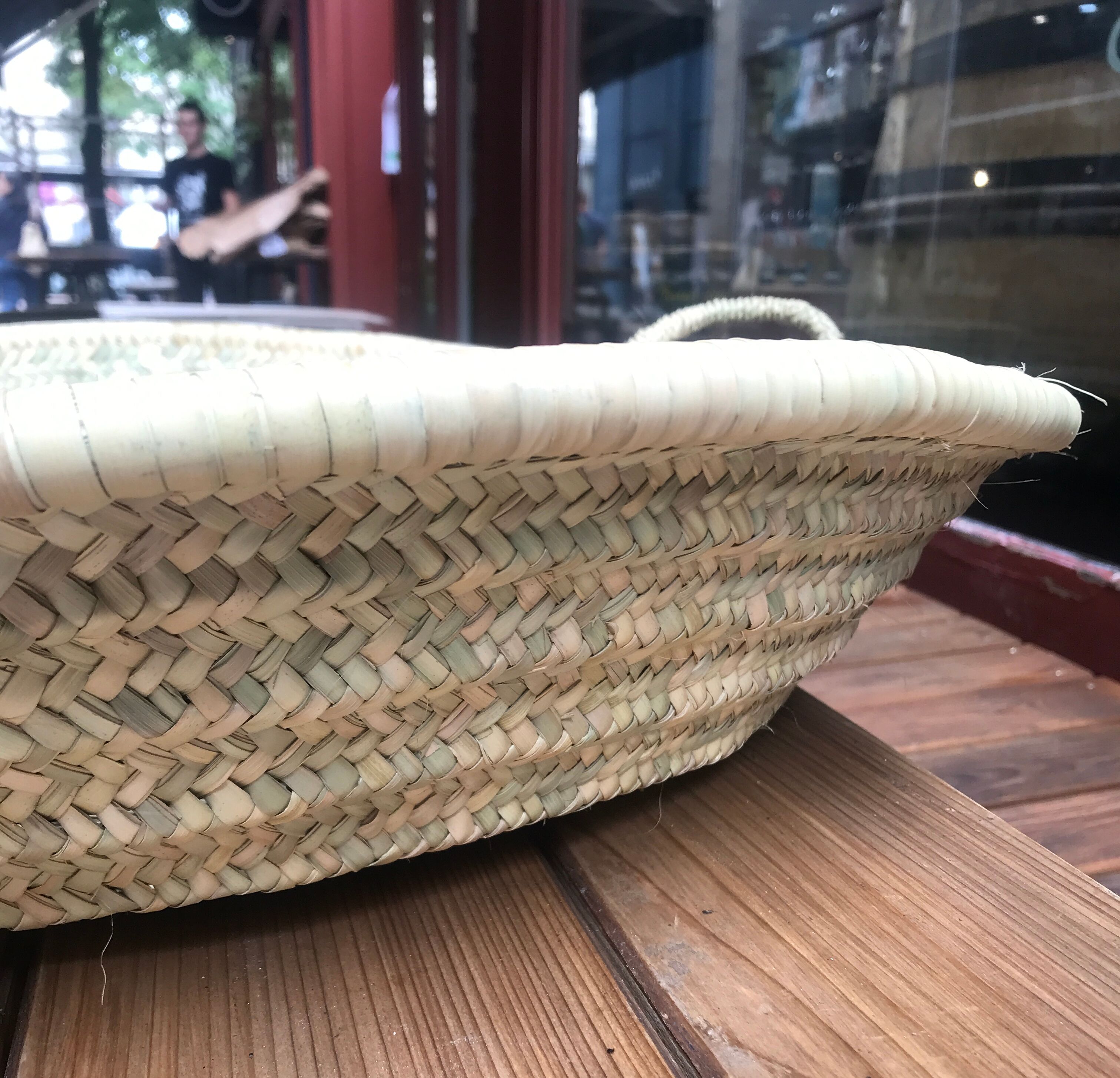 Large basket with handles