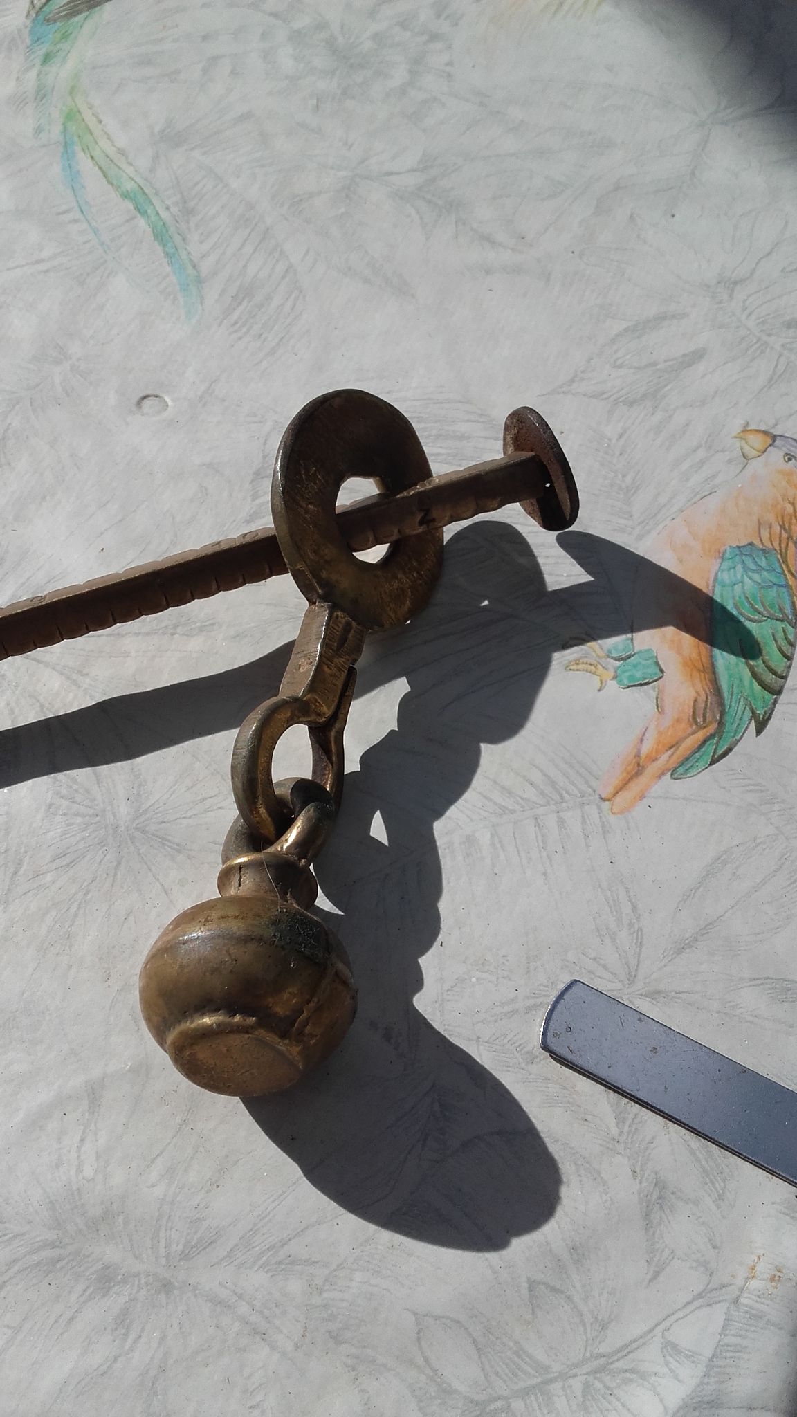 Antique copper scale