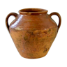 Fat pot béarnais XIX earthen glazed