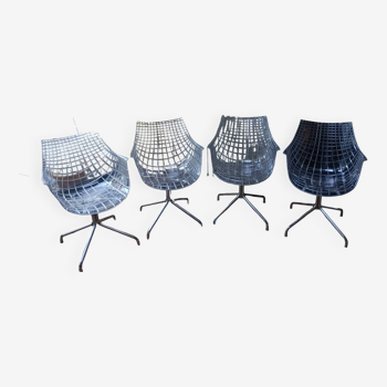 4 Driade Meridiana Chairs