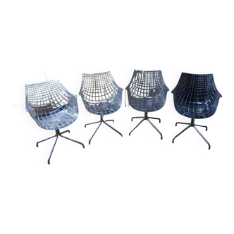 4 Driade Meridiana Chairs