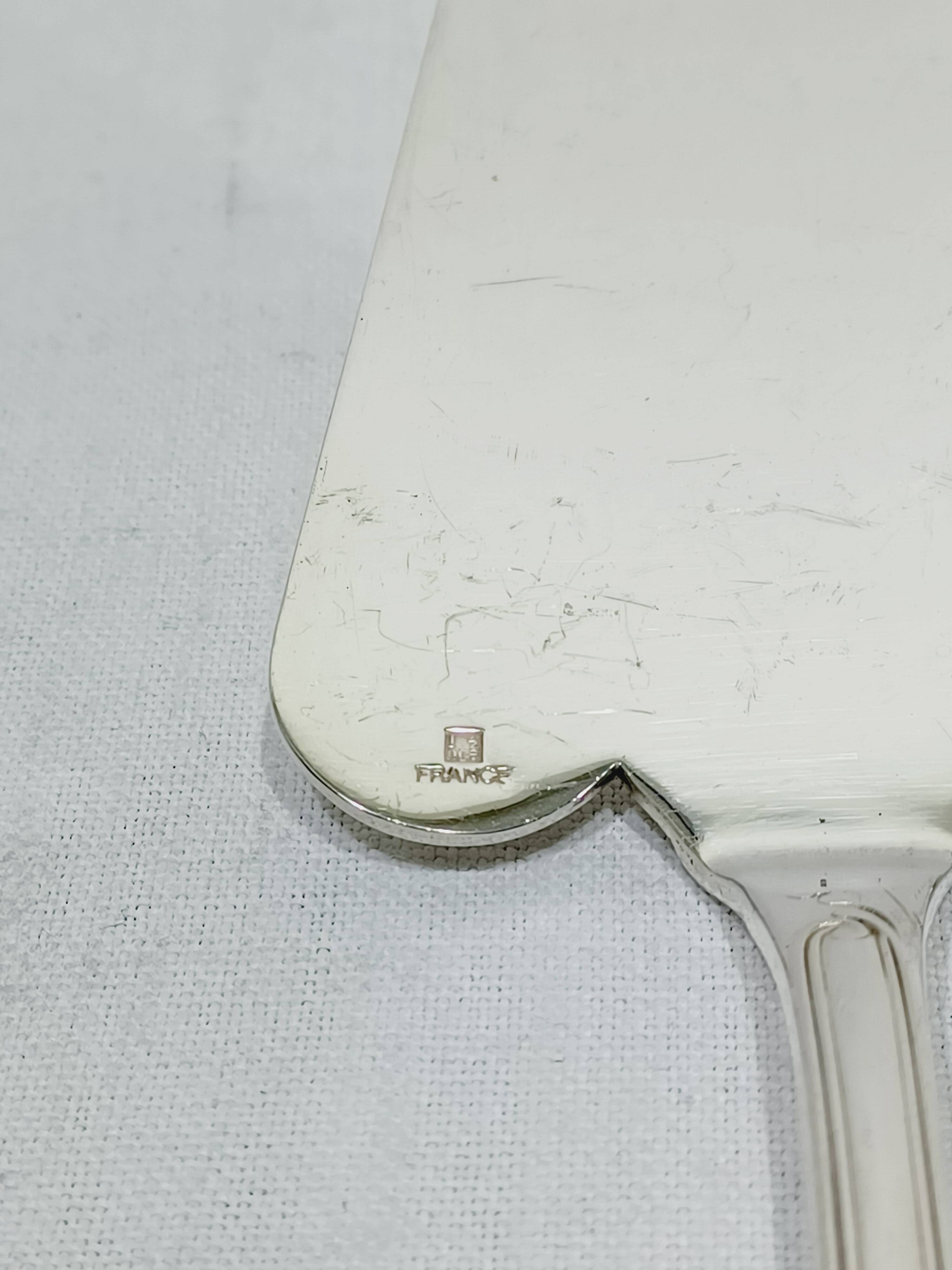 Christofle – Silver-Plated Metal Pie Server Marly Model