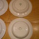 Set of 6 different hollow plates