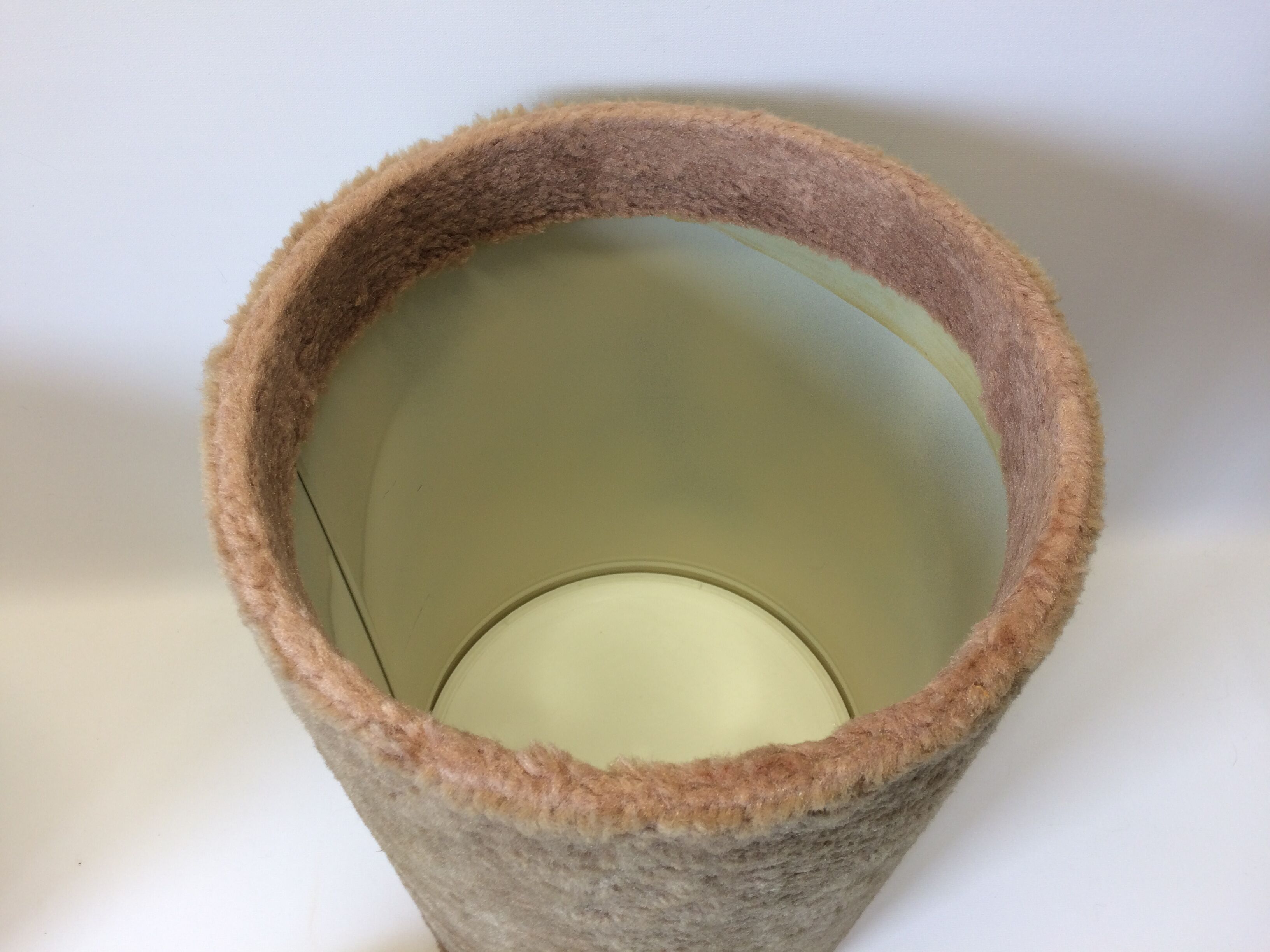 Light brown rug chest stool