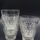 Set of 7 vintage Vereco glasses with diamond tips - around 1960