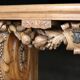 Exceptional oak serving console (18th century). Magnificent work